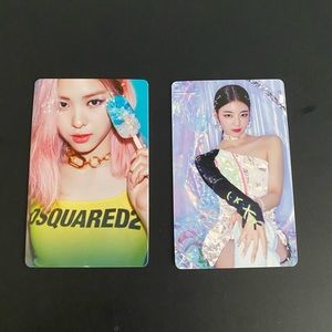KPOP ITZY - LIA, RYUJIN, CHAERYOUNG - PHOTOCARDS